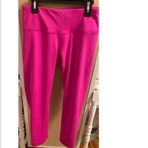 Pink Cropped Leggings